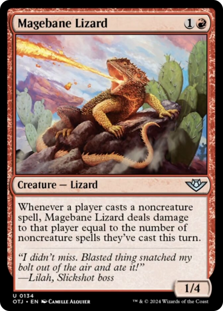 Magebane Lizard [Outlaws of Thunder Junction] | GnG Games