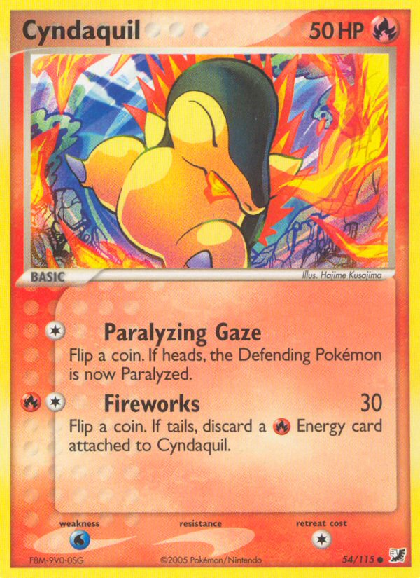 Cyndaquil (54/115) [EX: Unseen Forces] | GnG Games