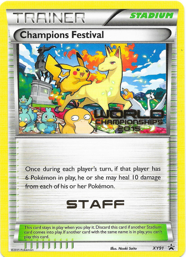 Champions Festival (XY91) (2015 Quarter Finalist) [XY: Black Star Promos] | GnG Games