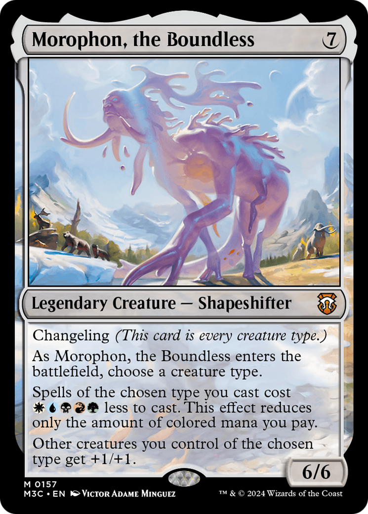 Morophon, the Boundless (Ripple Foil) [Modern Horizons 3 Commander] | GnG Games