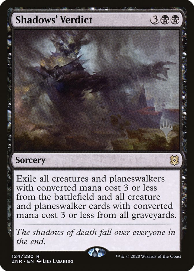 Shadows' Verdict (Promo Pack) [Zendikar Rising Promos] | GnG Games