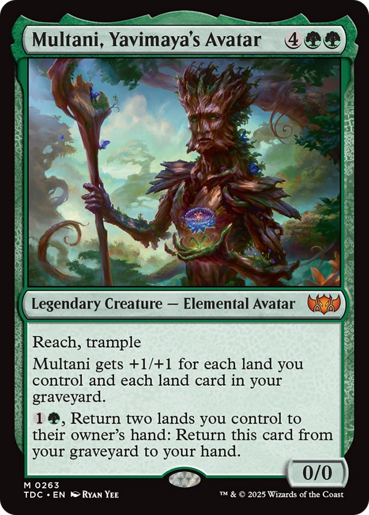 Multani, Yavimaya's Avatar [Tarkir: Dragonstorm Commander] | GnG Games