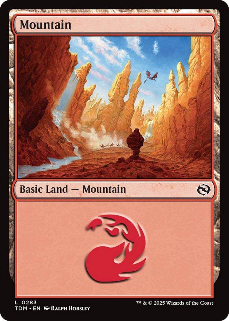 Mountain (0283) [Tarkir: Dragonstorm] | GnG Games