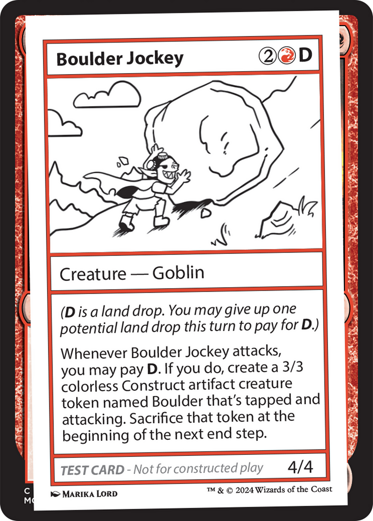 Boulder Jockey [Mystery Booster 2 Playtest Cards] | GnG Games