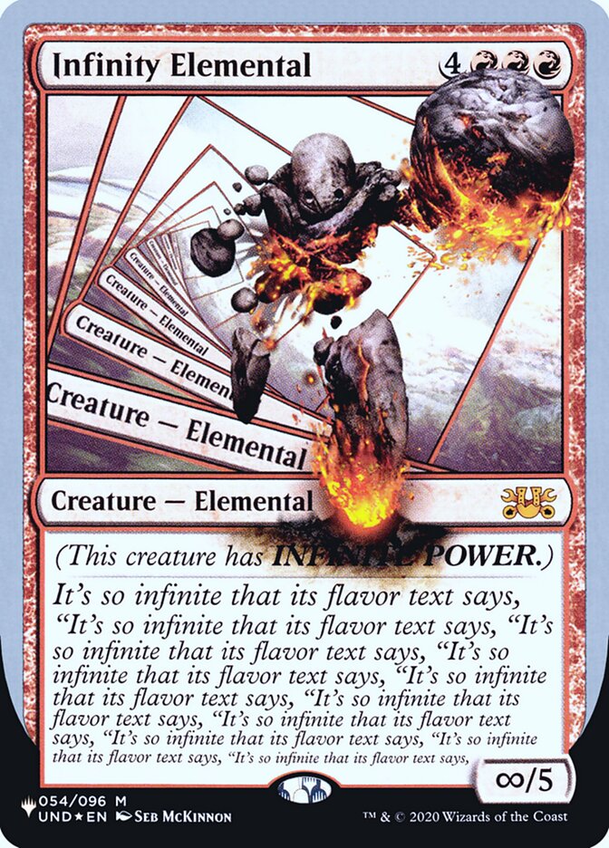 Infinity Elemental (Unfinity Foil Edition) [The List] | GnG Games