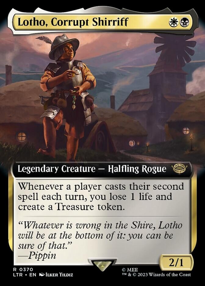 Lotho, Corrupt Shirriff (Extended Art) [The Lord of the Rings: Tales of Middle-Earth] | GnG Games