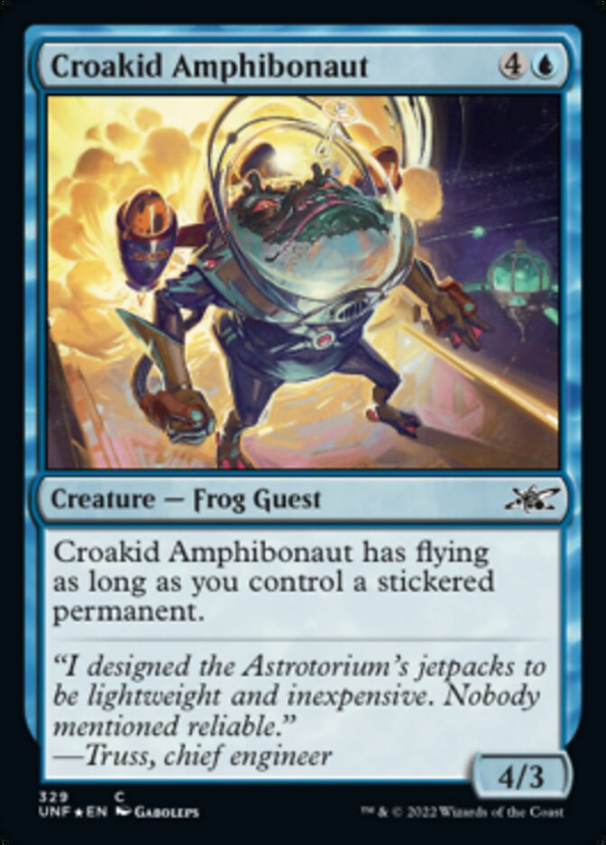 Croakid Amphibonaut (Galaxy Foil) [Unfinity] | GnG Games
