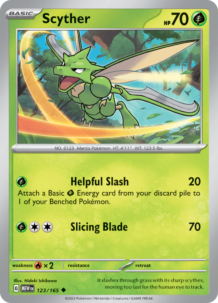 Scyther (123/165) [Scarlet & Violet 151] | GnG Games