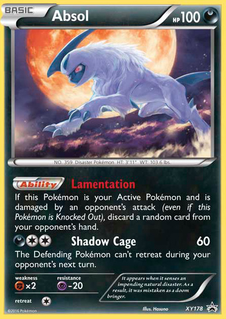 Absol (XY178) [XY: Black Star Promos] | GnG Games