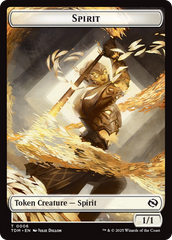 Spirit (0006) // Spirit (0007) Double-Sided Token [Tarkir: Dragonstorm Tokens] | GnG Games