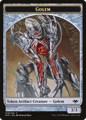 Zombie // Golem Double-Sided Token [Modern Horizons Tokens] | GnG Games