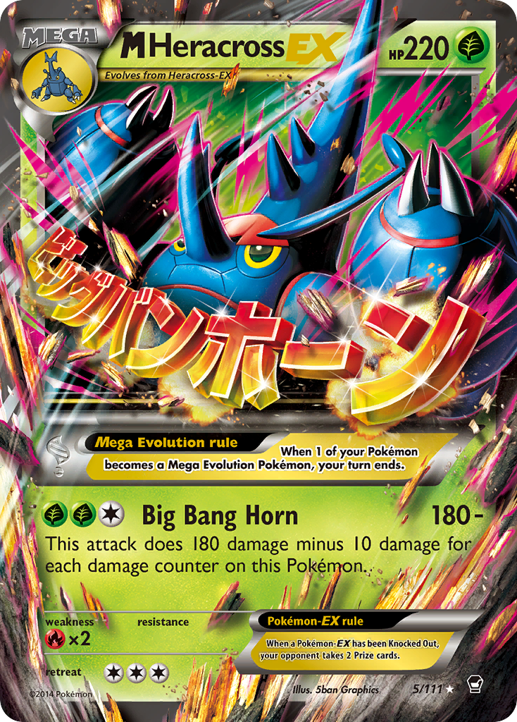 M Heracross EX (5/111) [XY: Furious Fists] | GnG Games