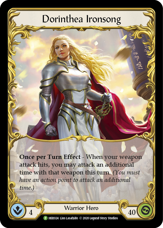 Dorinthea Ironsong [HER024] (Promo)  1st Edition Rainbow Foil | GnG Games