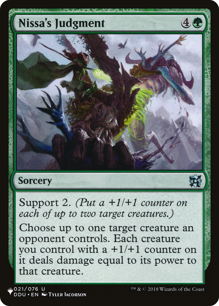 Nissa's Judgment [The List] | GnG Games
