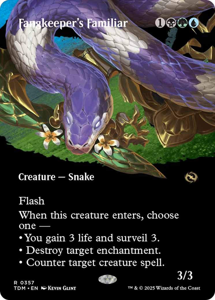 Fangkeeper's Familiar (Borderless) [Tarkir: Dragonstorm] | GnG Games