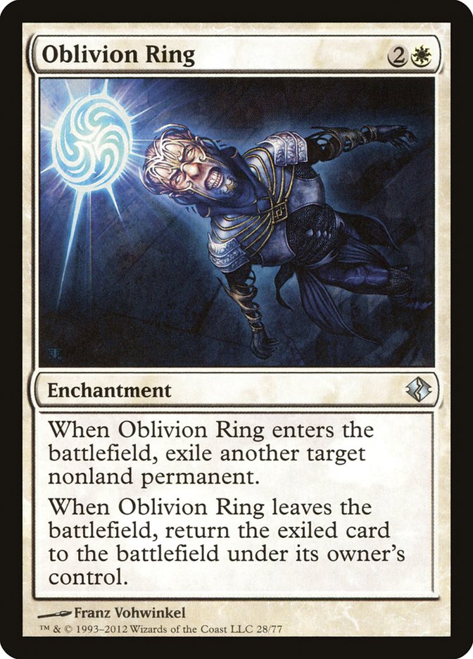 Oblivion Ring [Duel Decks: Venser vs. Koth] | GnG Games