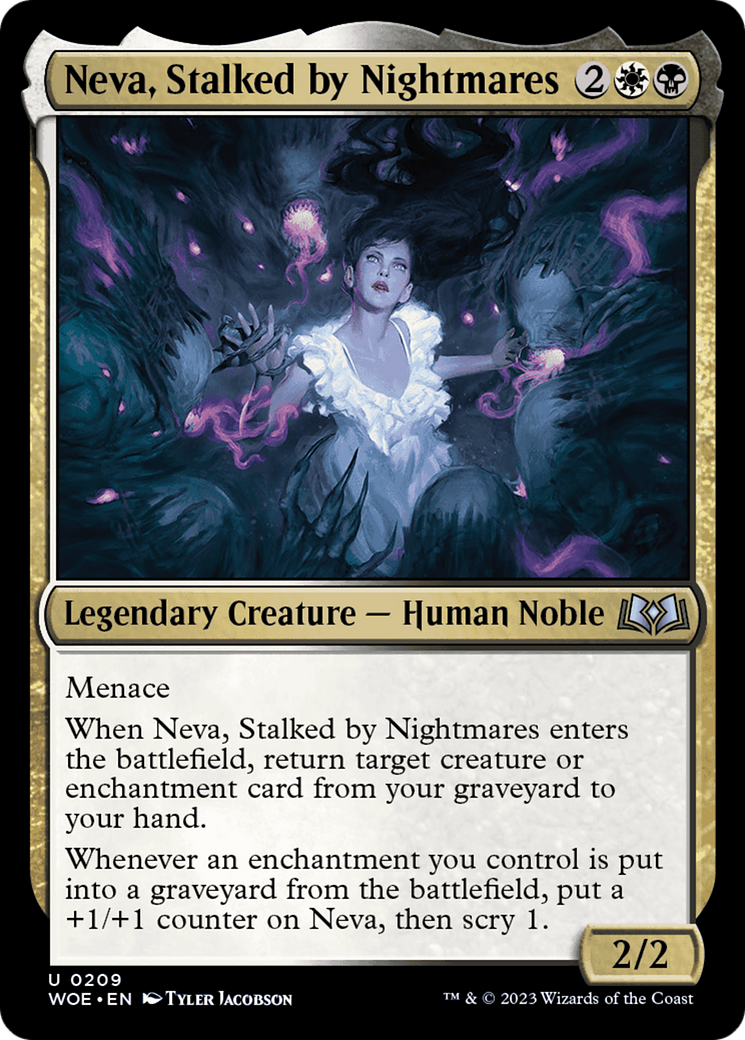 Neva, Stalked by Nightmares [Wilds of Eldraine] | GnG Games