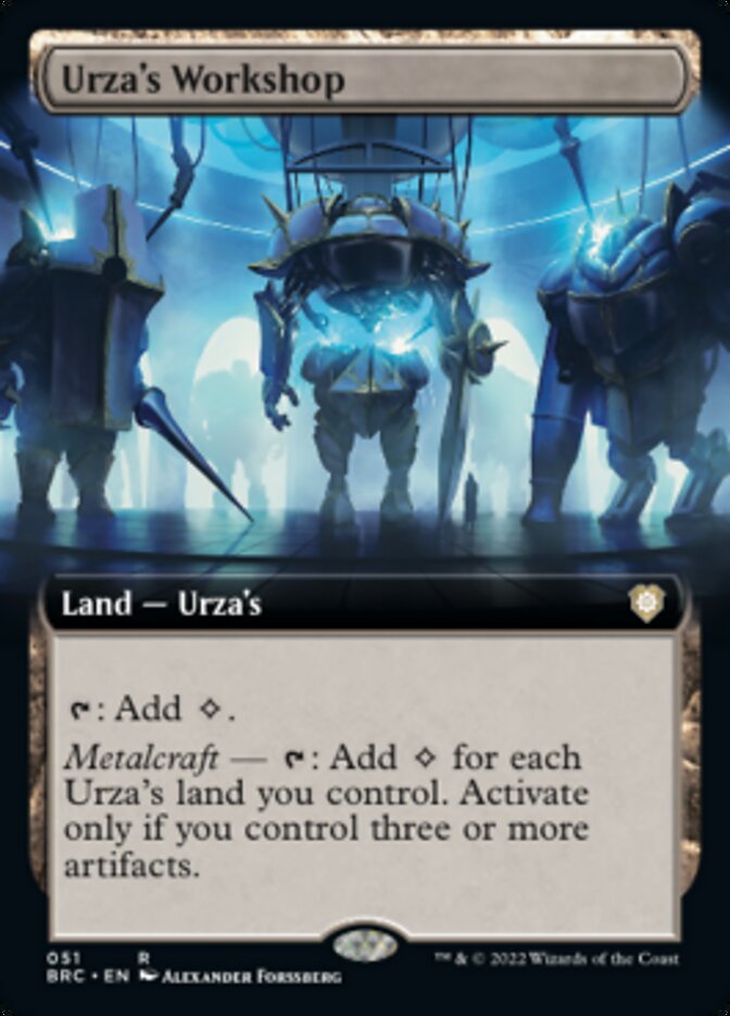 Urza's Workshop (Extended Art) [The Brothers' War Commander] | GnG Games