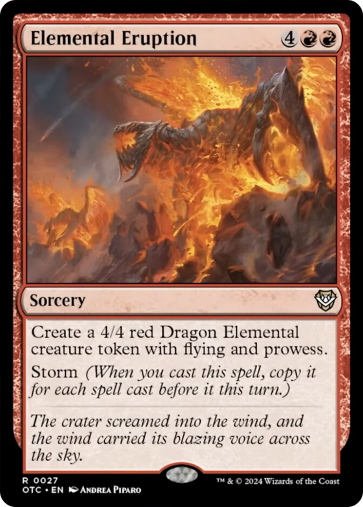 Elemental Eruption [Outlaws of Thunder Junction Commander] | GnG Games