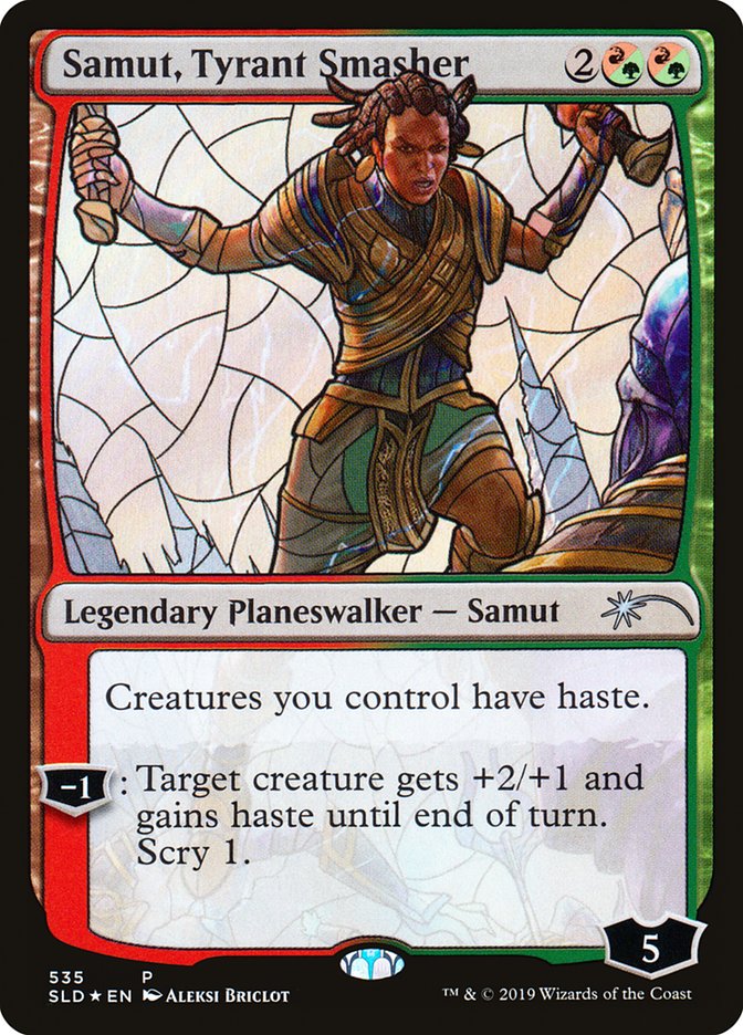 Samut, Tyrant Smasher (Stained Glass) [Secret Lair Drop Promos] | GnG Games