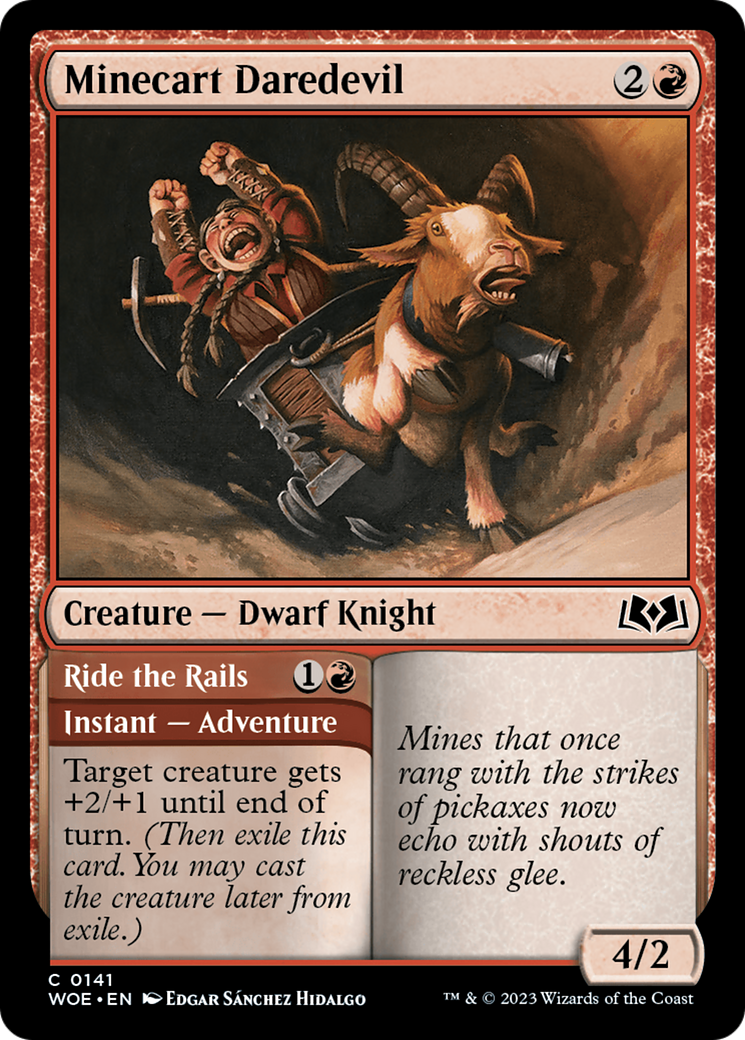Minecart Daredevil // Ride the Rails [Wilds of Eldraine] | GnG Games