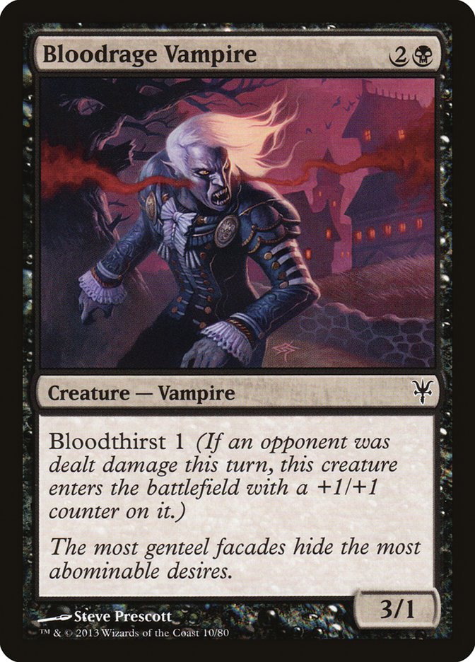 Bloodrage Vampire [Duel Decks: Sorin vs. Tibalt] | GnG Games