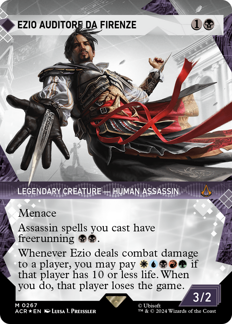 Ezio Auditore da Firenze (Showcase) (Textured Foil) [Assassin's Creed] | GnG Games