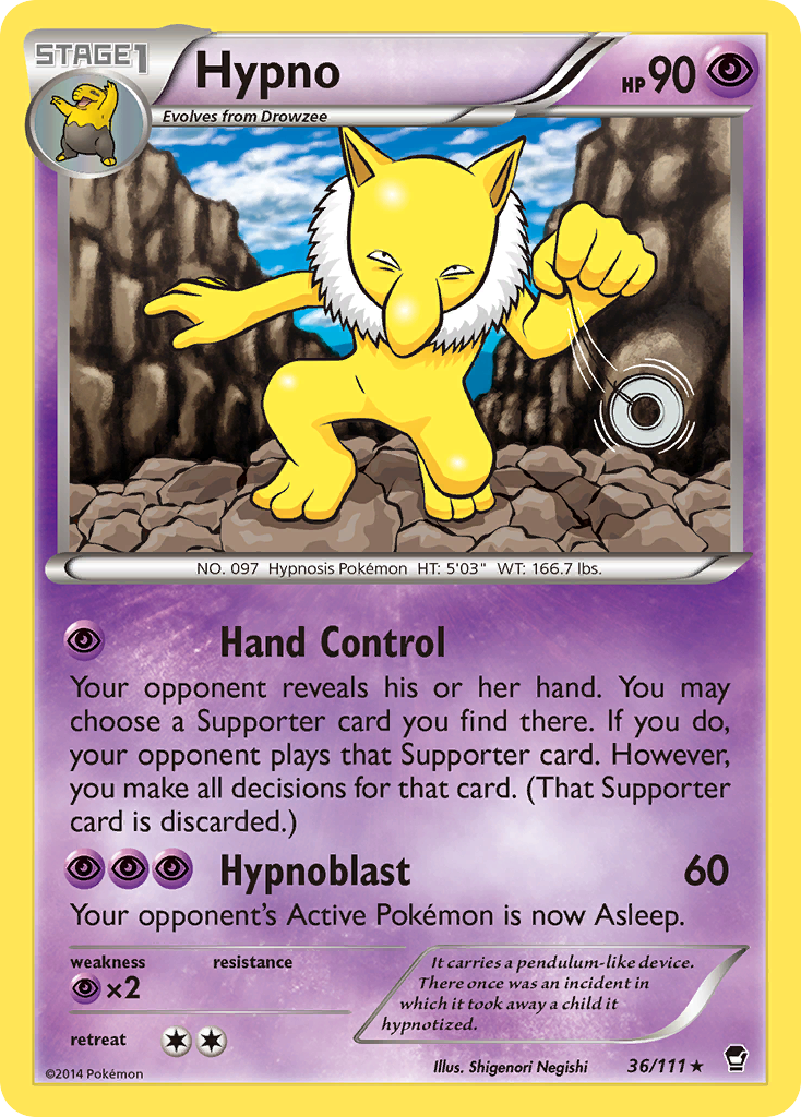 Hypno (36/111) [XY: Furious Fists] | GnG Games