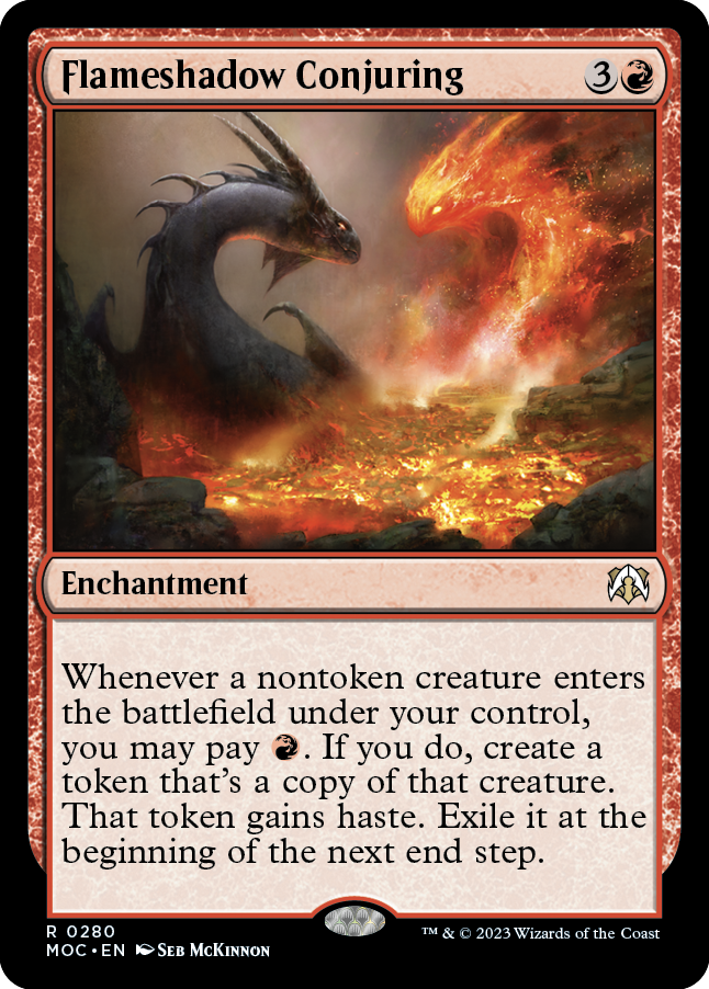 Flameshadow Conjuring [March of the Machine Commander] | GnG Games