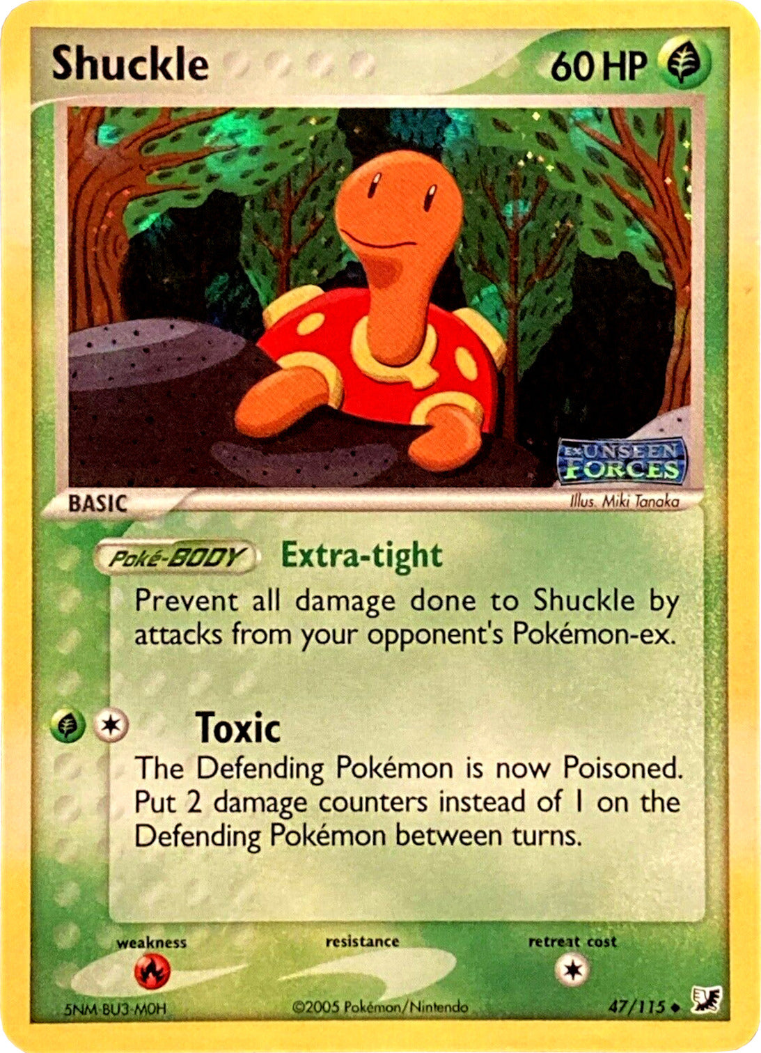 Shuckle (47/115) (Stamped) [EX: Unseen Forces] | GnG Games