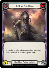 Shrill of Skullform (Blue) [EVR118] (Everfest)  1st Edition Rainbow Foil | GnG Games