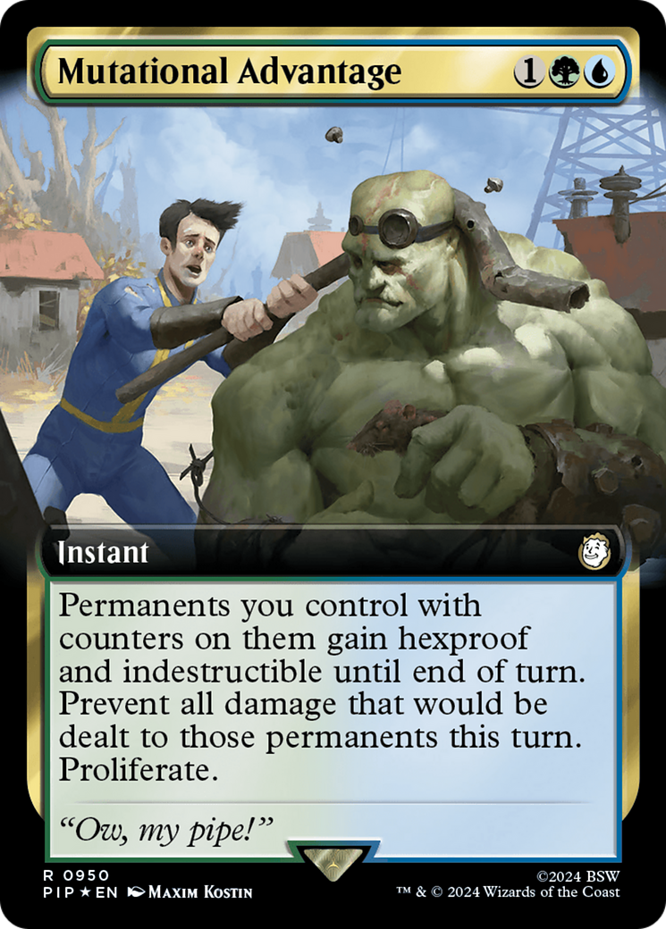 Mutational Advantage (Extended Art) (Surge Foil) [Fallout] | GnG Games