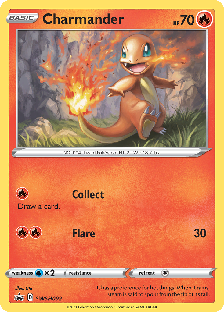 Charmander (SWSH092) [Sword & Shield: Black Star Promos] | GnG Games