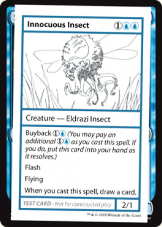 Innocuous Insect (2021 Edition) [Mystery Booster Playtest Cards] | GnG Games