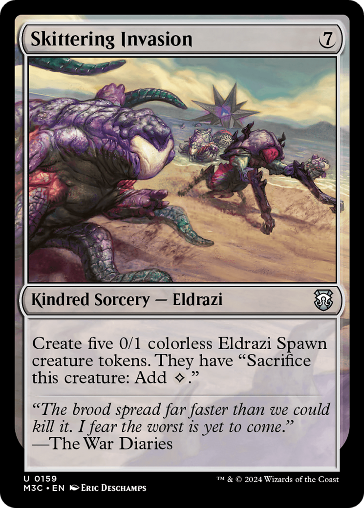 Skittering Invasion (Ripple Foil) [Modern Horizons 3 Commander] | GnG Games