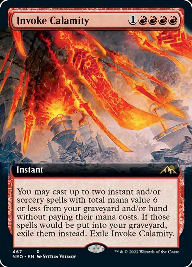 Invoke Calamity (Extended Art) [Kamigawa: Neon Dynasty] | GnG Games