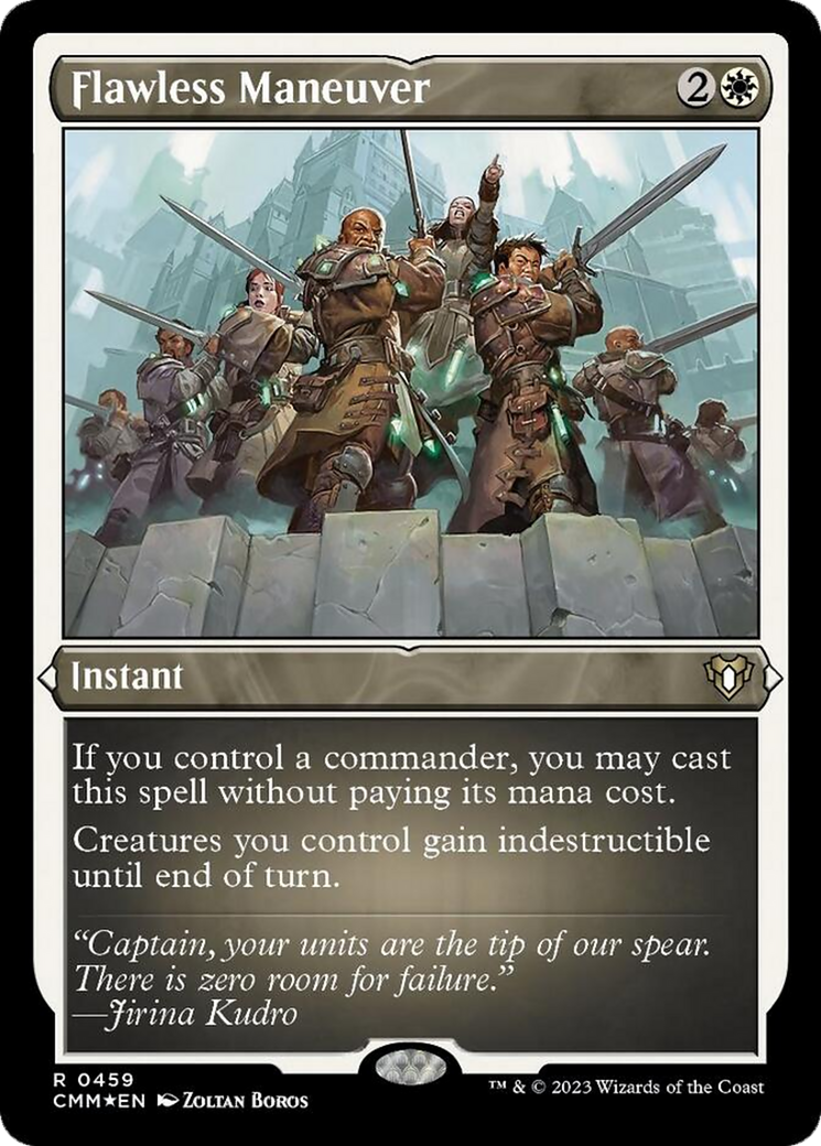 Flawless Maneuver (Foil Etched) [Commander Masters] | GnG Games