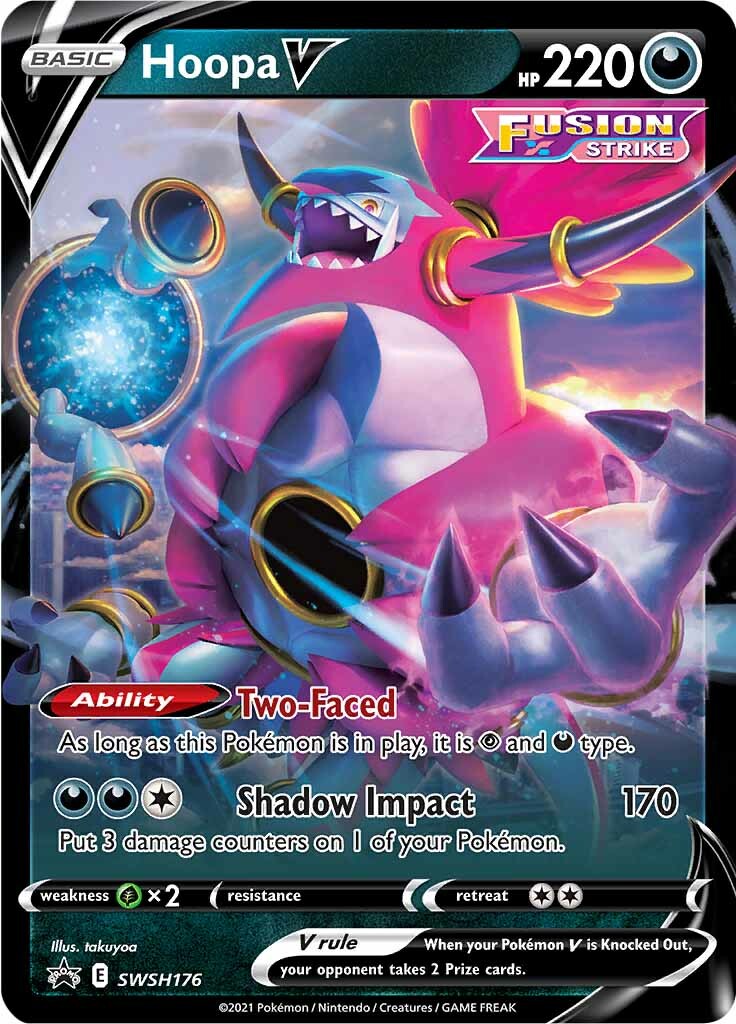 Hoopa V (SWSH176) (Jumbo Card) [Sword & Shield: Black Star Promos] | GnG Games