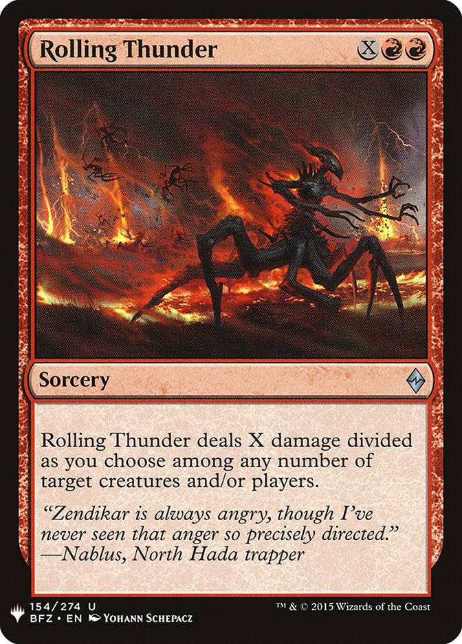 Rolling Thunder [Mystery Booster] | GnG Games
