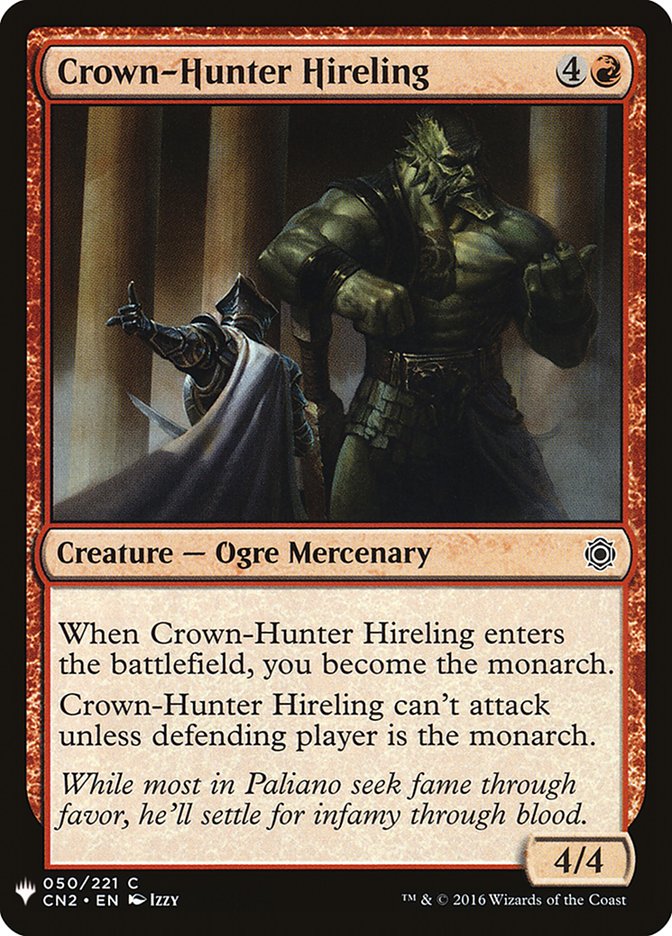 Crown-Hunter Hireling [Mystery Booster] | GnG Games