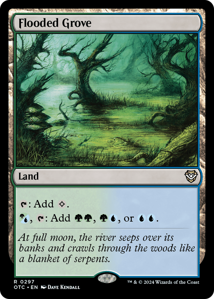 Flooded Grove [Outlaws of Thunder Junction Commander] | GnG Games