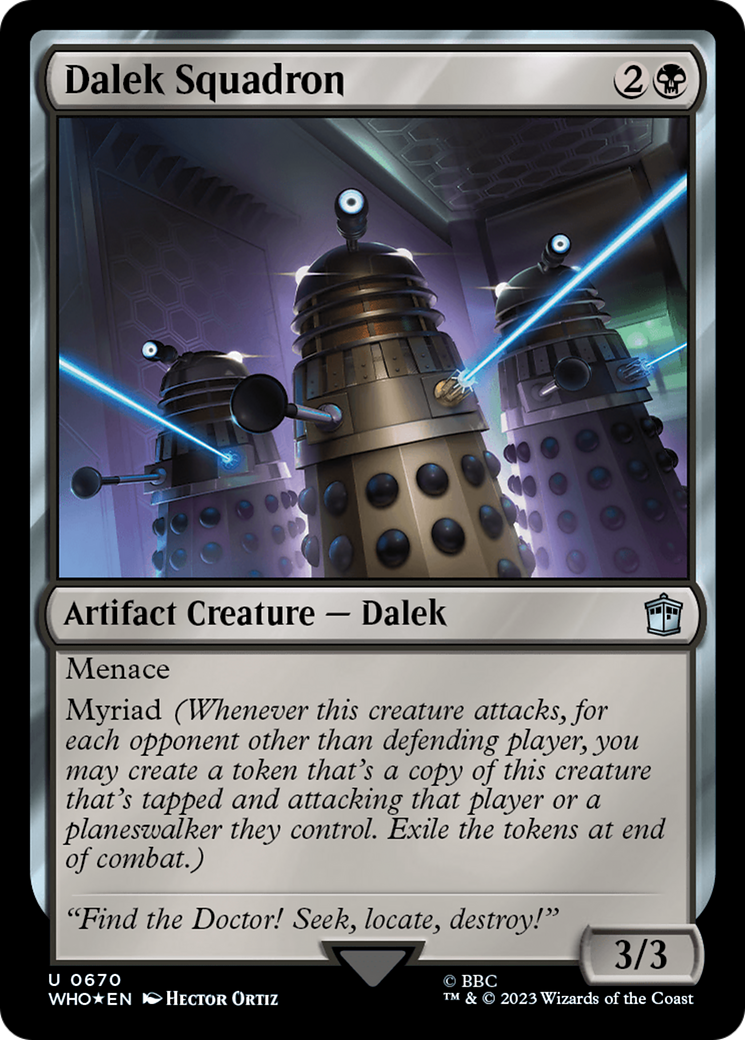 Dalek Squadron (Surge Foil) [Doctor Who] | GnG Games