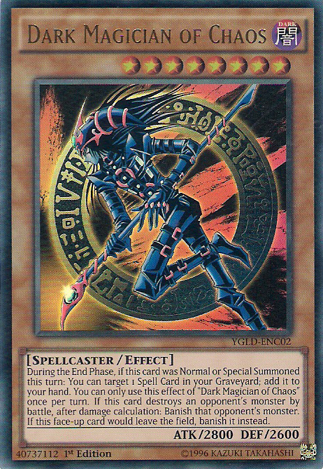 Dark Magician of Chaos [YGLD-ENC02] Ultra Rare | GnG Games