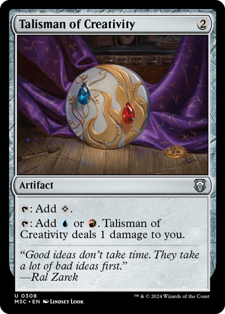 Talisman of Creativity [Modern Horizons 3 Commander] | GnG Games