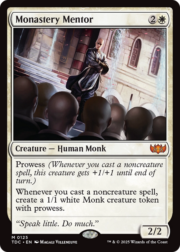 Monastery Mentor [Tarkir: Dragonstorm Commander] | GnG Games
