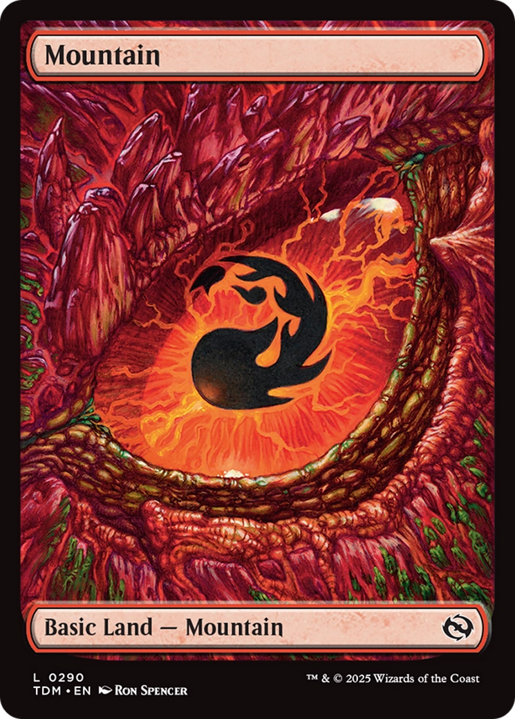 Mountain (0290) [Tarkir: Dragonstorm] | GnG Games