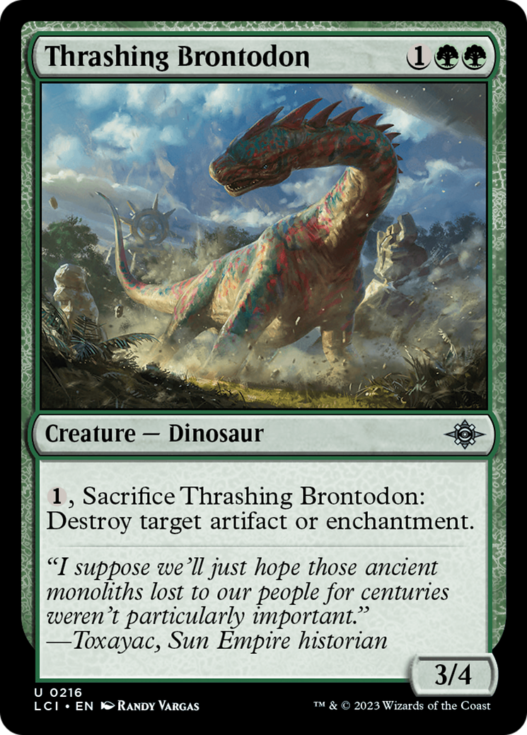 Thrashing Brontodon [The Lost Caverns of Ixalan] | GnG Games