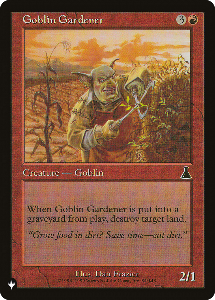 Goblin Gardener [The List] | GnG Games