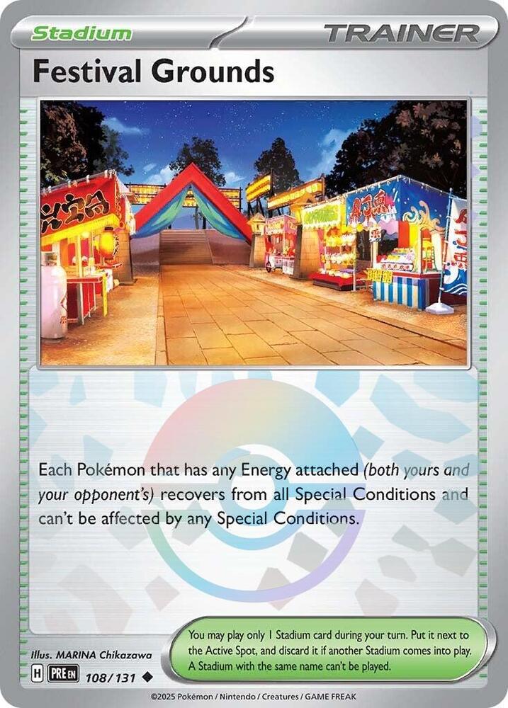 Festival Grounds (108/131) (Poke Ball Pattern) [Scarlet & Violet: Prismatic Evolutions] | GnG Games