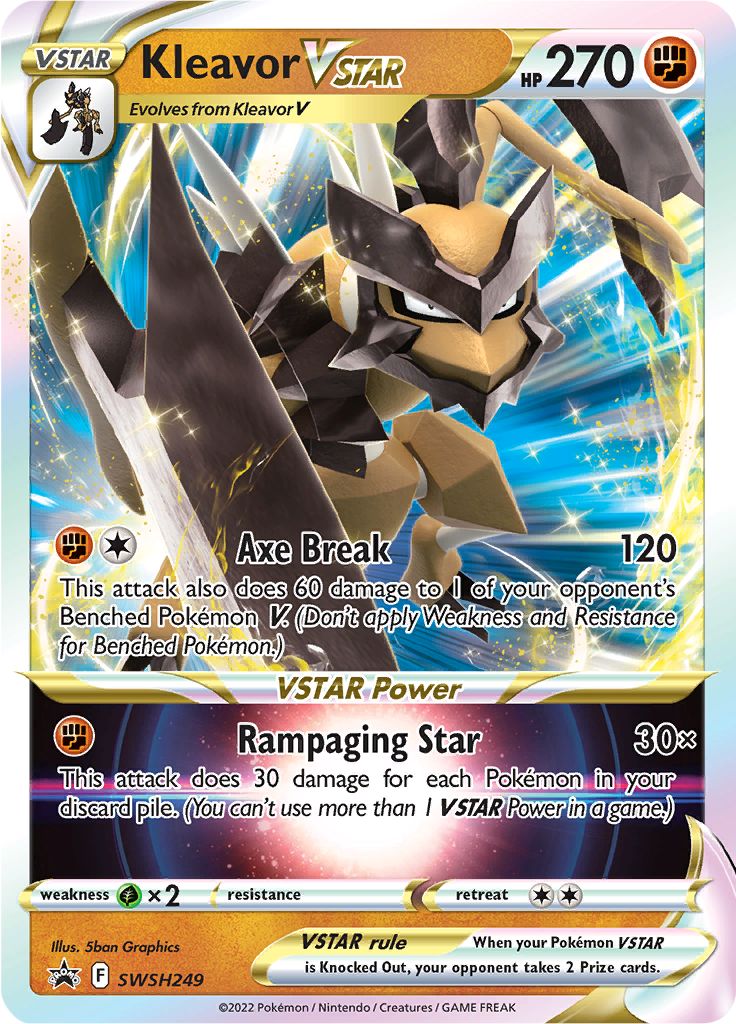 Kleavor VSTAR (SWSH249) (Jumbo Card) [Sword & Shield: Black Star Promos] | GnG Games